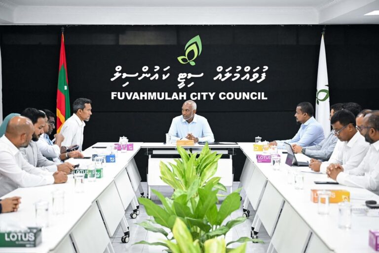 ރައީސުލްޖުމްހޫރިއްޔާ ޑރ. މުހައްމަދު މުއިއްޒު ފުވައްމުލަކަށް ވަޑައިގެންފި