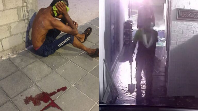 ސަލާމަތް ވުމަށް ގެއަކަށް ވަނުމުން ފަހަތުން އައިސް ބޯ ފަޅާލުމަށްފަހު ފިލައިފި